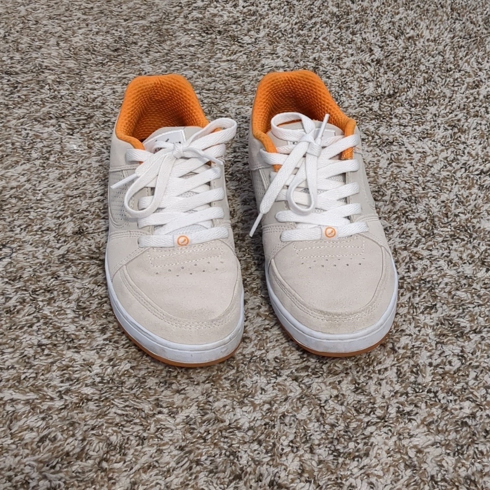 Es Accel Slim X The Nine Club Shoes Grey White Orange 7 Skateboard Sneakers - Picture 2 of 12